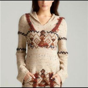 Free People 70s style hooded sweater